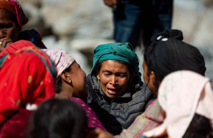 尼泊尔：悲痛