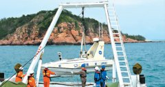 中国首次用无人艇进行海岸带地质调查