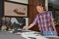 马来西亚华裔画家钟正川：要做“一带一路”文化交流的排头兵 