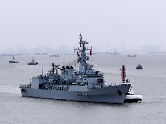 巴基斯坦海军“赛伊夫”号护卫舰首访上海