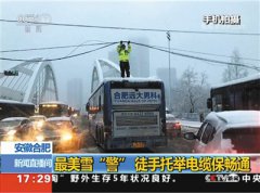 积雪压塌合肥5个公交站台1人身亡