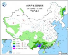 广西云南等地有较强降水 江淮、江南等局地有大暴雨