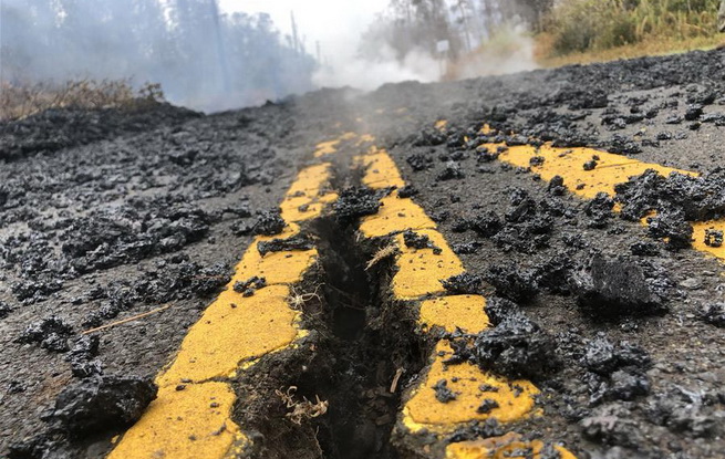 探访夏威夷火山喷发受灾区域