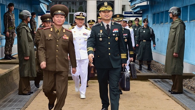 朝韩将军级会谈时隔11年后在板门店重启