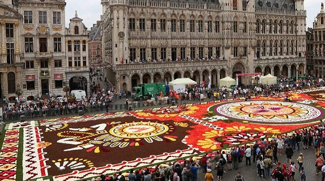 布鲁塞尔鲜花地毯