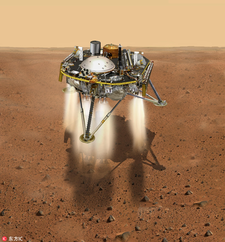 美国“洞察”号无人探测器成功登陆火星 传回首张照片【8】
