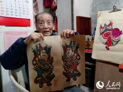 “年画重回春节”——探访佛山冯氏木版年画