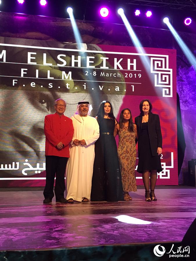 首届沙姆沙伊赫亚洲国际电影节2日晚在埃及沙姆沙伊赫开幕。刘慧摄