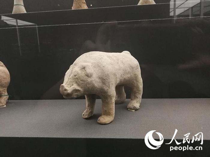 意大利返还中国流失文物展览现场展出的展品 摄影：鲁婧