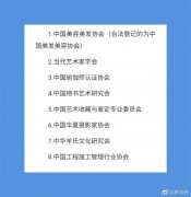 民政部公布“中国美容美发协会”等8家涉嫌非法社会组织名单