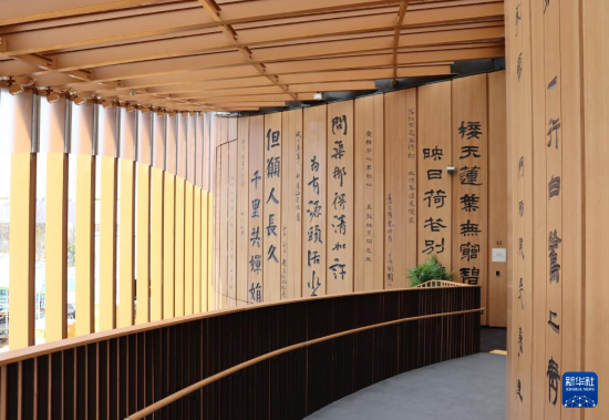 这是4月7日在日本大阪拍摄的世博会中国馆外景一隅。新华社记者 杨光 摄